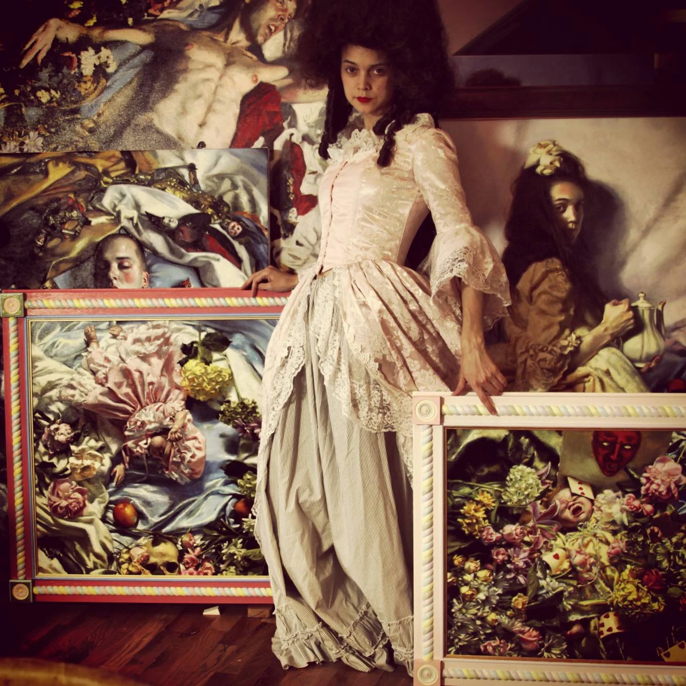 Retrato real de Teresa Oaxaca, publicado en su sitio oficial